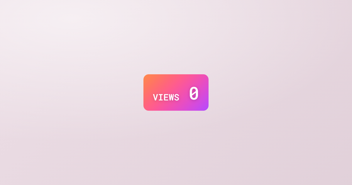 Stream Counter Sunset Blend Counter | OBS-ready streaming widget | Jamluca